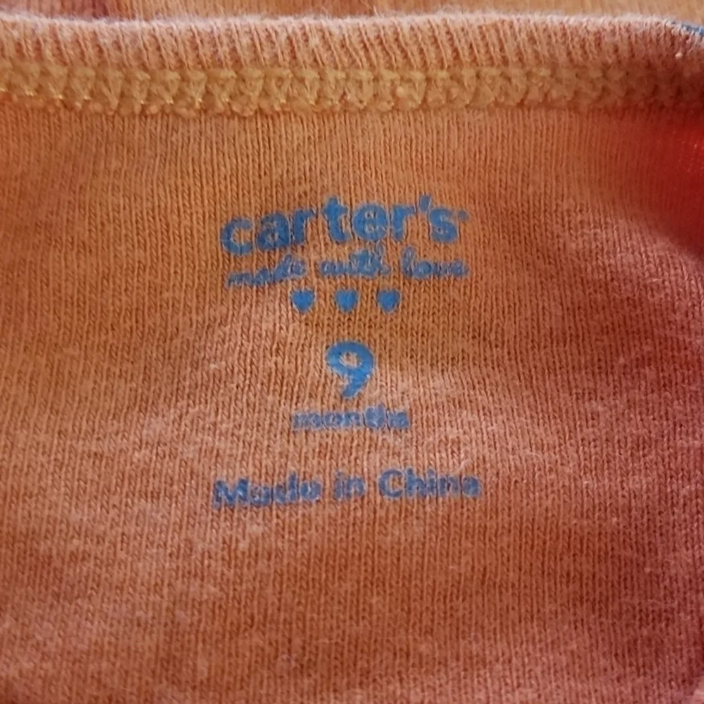 Carter's Set Moose Onesie Bodysuit Overalls 9m